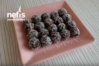 Teremyağlı Bisküvili Çikolata Topları Tarifi