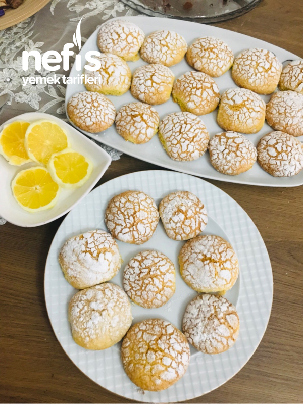 sıvı yağlı limonlu kurabiye