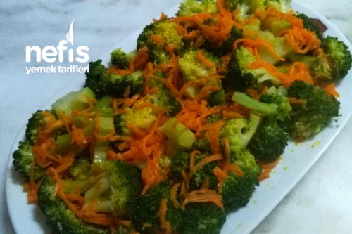 Teremyağlı Sıcak Brokoli Salatası Tarifi