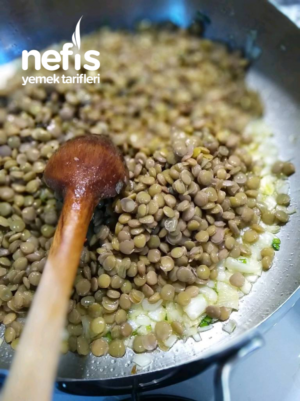 Yeşil Mercimekli Bulgur Pilavı (enfeeeesss)