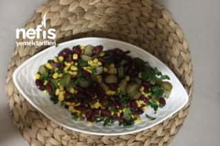 Meksika Fasulyesi (Kırmızı Fasulye) Salatası Tarifi