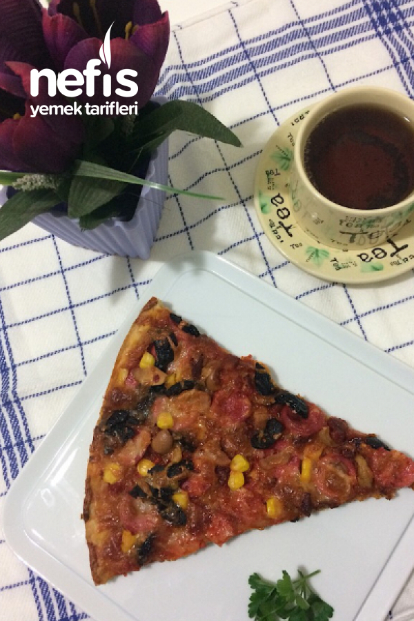 Teremyağlı Lezzeti Nefis Pizza