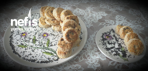 tahinli cevizli rulo kurabiye nefis yemek tarifleri