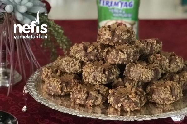 Teremyağlı Tahinli Kakaolu Kurabiye Nefis Yemek Tarifleri