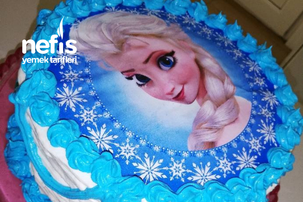 Elsa Doğum Günü Pastası (Kolay)