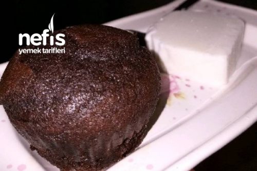 Teremyağlı Kakaolu Cevizli Muffin Tarifi
