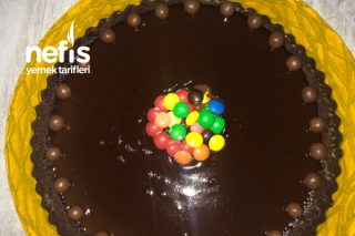 Nefis Kremalı Bitter Çikolatalı Ganajlı Tart Pasta Tarifi