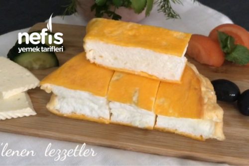 Kahvaltının Starı Pasta Görünümlü Omlet (Videolu) Tarifi