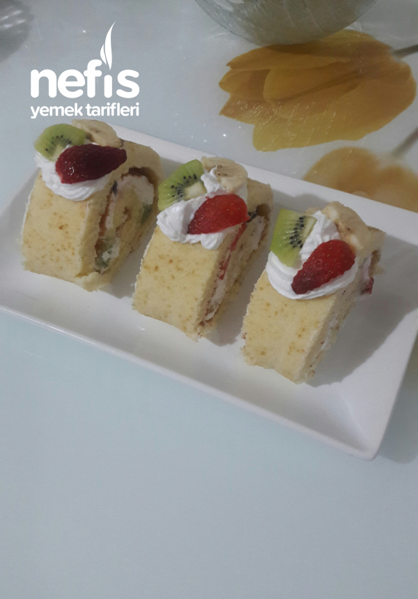 Mini Rulo Yaş Pasta Nefis Yemek Tarifleri