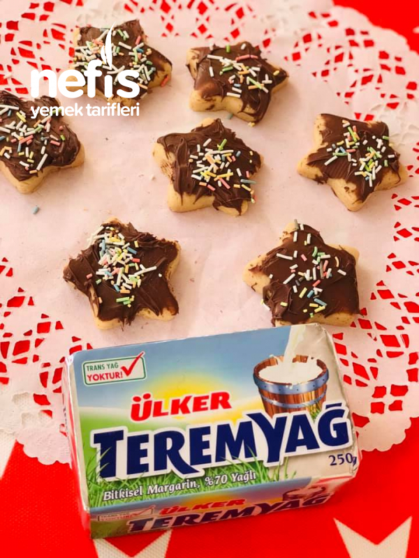 üzeri çikolatalı kurabiye