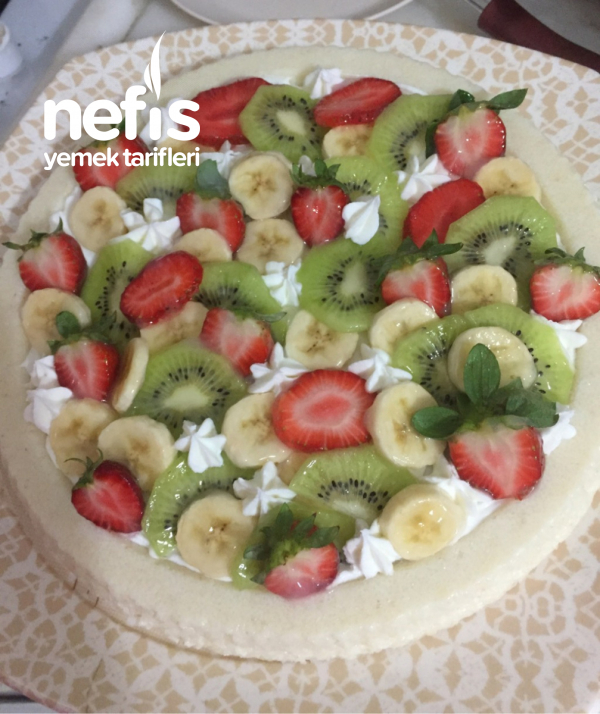 Meyveli İrmik Tatlısı (Tart Kalıbında) Nefis Yemek Tarifleri