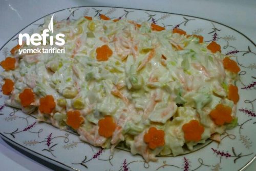 Coleslaw Salata (Kfc Nin Meşhur Salatası) Tarifi