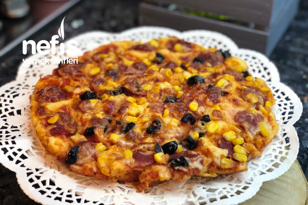 Tavada 5 Dakika Pizzası (Videolu)