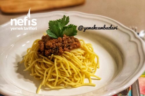 Orjinal Bolognese (Bolonez) Spaghetti Tarifi