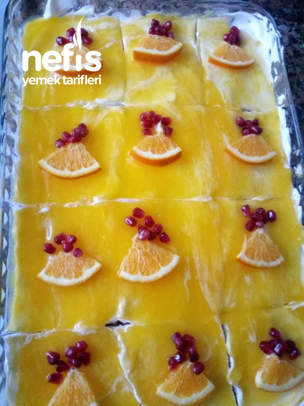 Portakal Jöleli Pasta Nefis Yemek Tarifleri 5716538