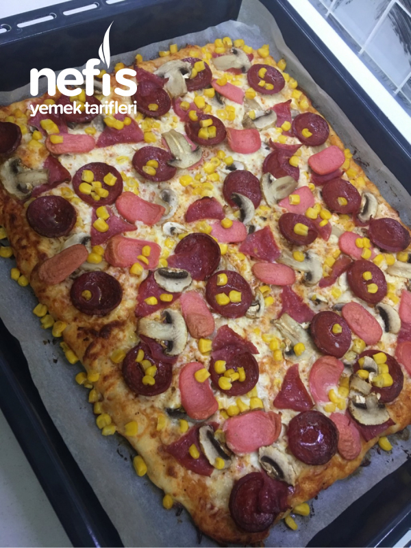 Ekmek Hamurundan Pizza Nefis Yemek Tarifleri 5728777