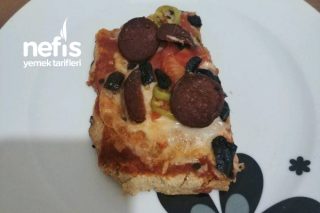 Yulaftabanlı Diyet Pizza Tarifi