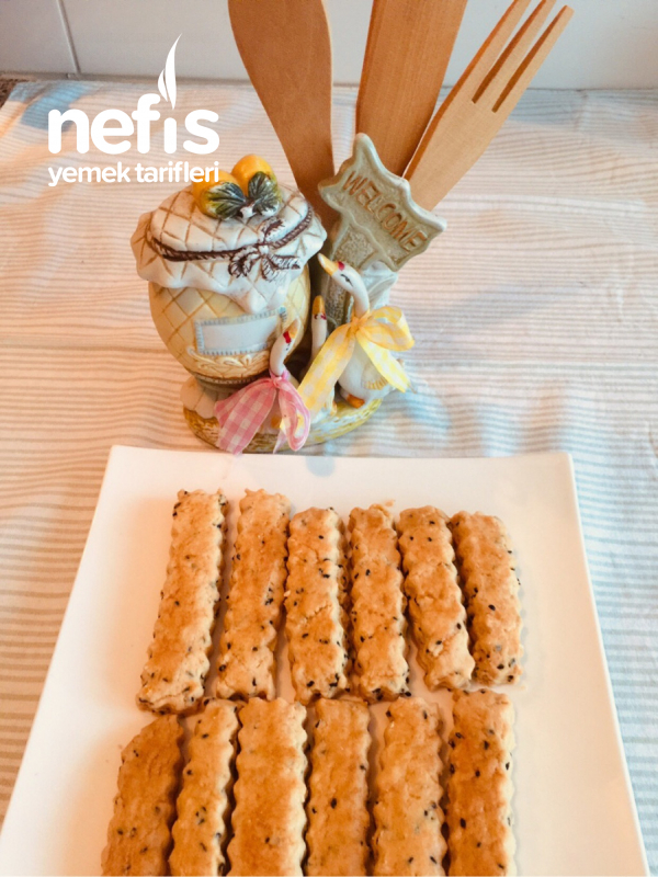 Tuzlu Çörek Otlu Kurabiye