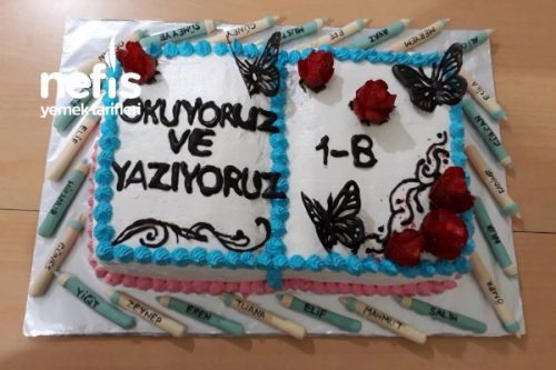 Kitap Şeklinde Pasta Nefis Yemek Tarifleri