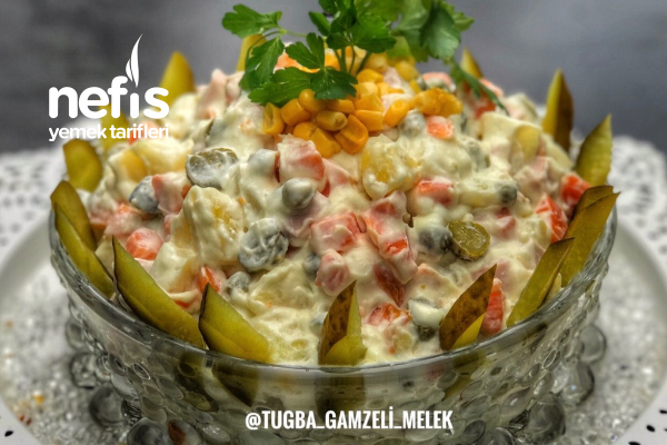 Rus Salatası (Mutlaka Deneyin) Tarifi