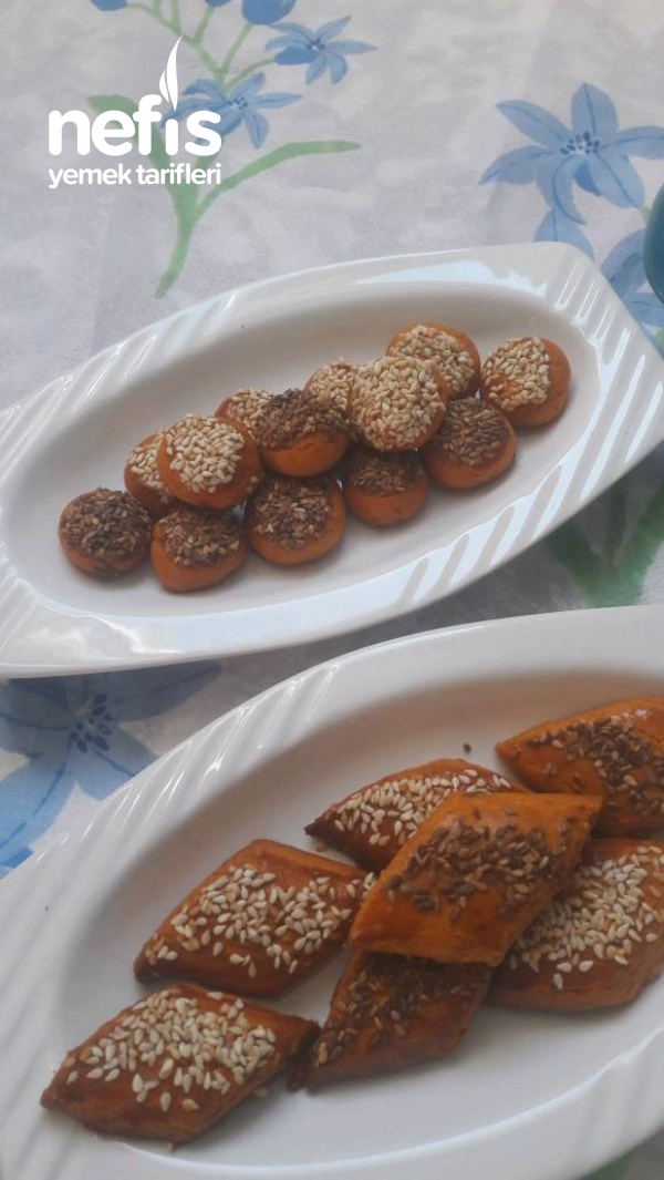 Tuzlu Gevrek Kurabiye (Salçalı Baharatlı) Az Malzemeli Bereketli