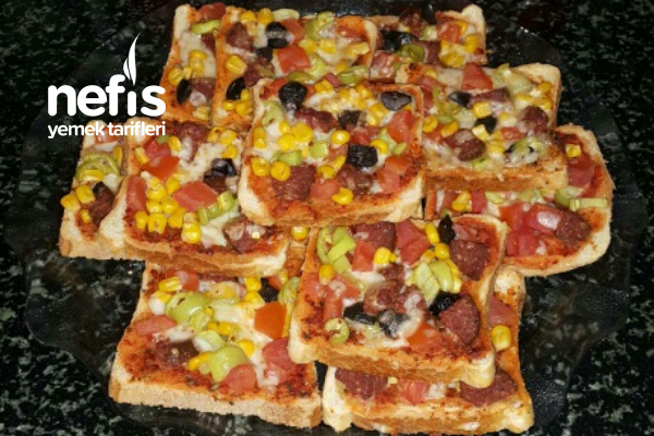 Mini Pizza (Kahvaltılık) Nefis Yemek Tarifleri 5776518