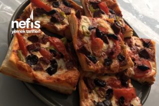 Milföy Hamurundan Pizza Mükemmel Bir Tat Deneyen Pişman Olmayacak Tarifi