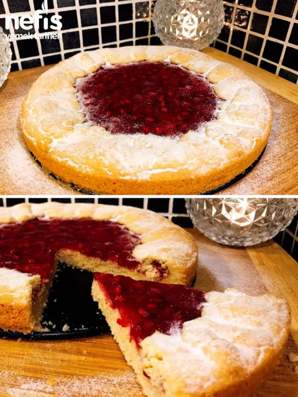Kek Kalıbında Narlı Kurabiye Tart Tarifi Nefis Yemek Tarifleri
