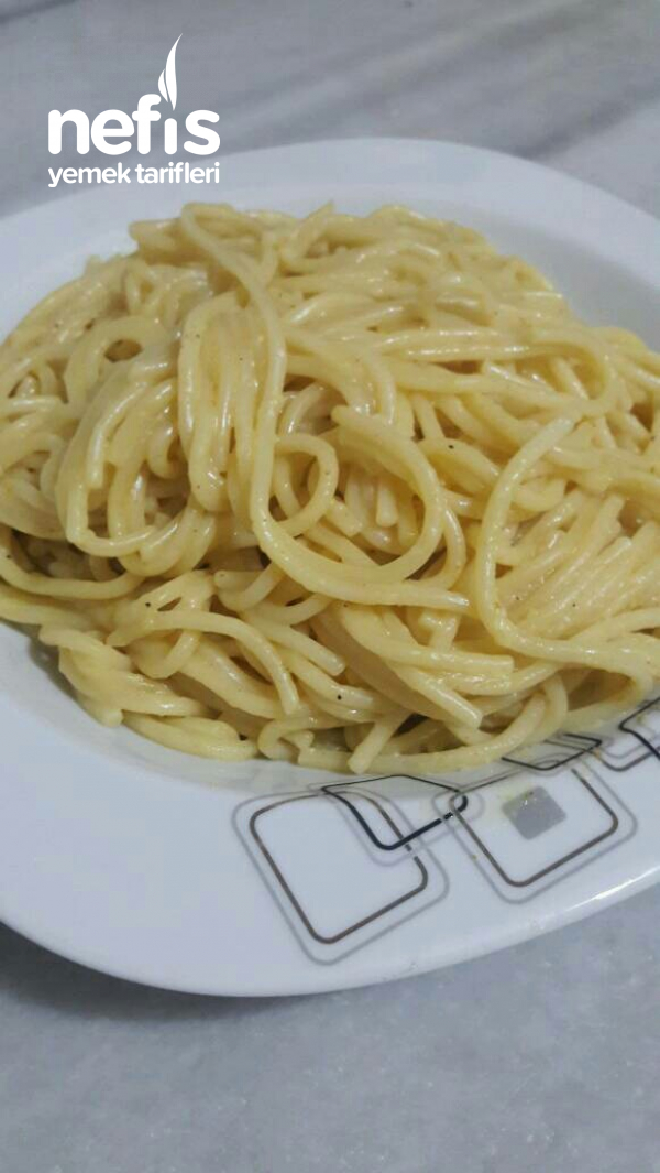 Körili Kremalı Bulyonlu Spagetti