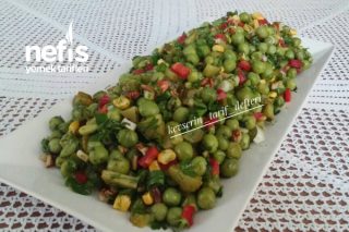 Enfes Bezelye Salatası Tarifi