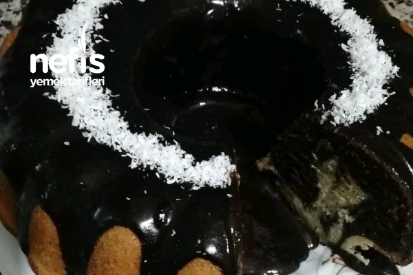Çikolata Soslu Pamuk Mozaik Kek