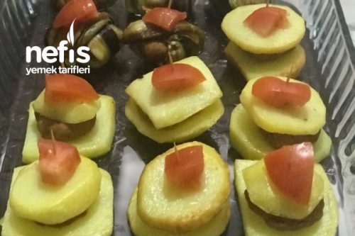 İslim Kebabı-Fırında Köfteli Patates Oturtma Tarifi