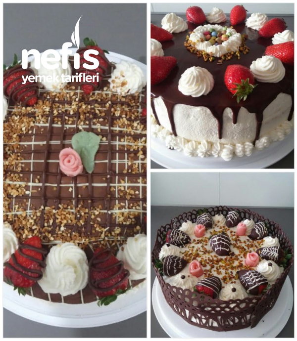 Kremalı Yaş Pasta Nefis Yemek Tarifleri 5828377
