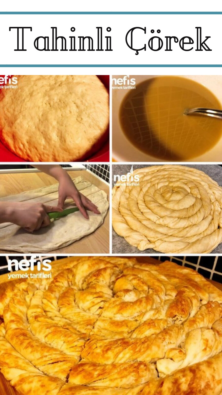 Tahinli Çörek Tarifi (Favoriniz Olacak) (Videolu) - Nefis ...