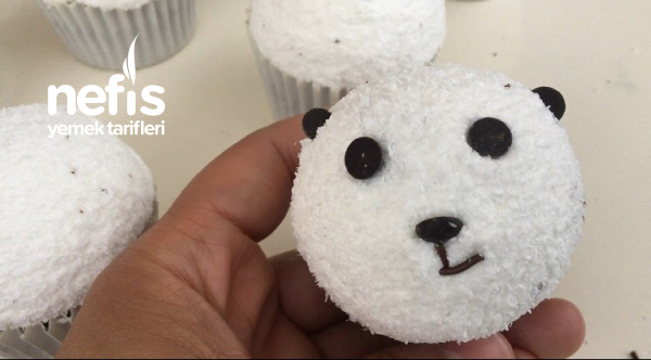 Cupcake σε σχήμα Panda (με βίντεο)