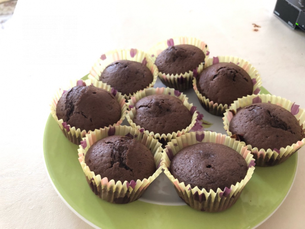 Kakaolu Hindistan Cevizli Muffin (coco Star Kek )