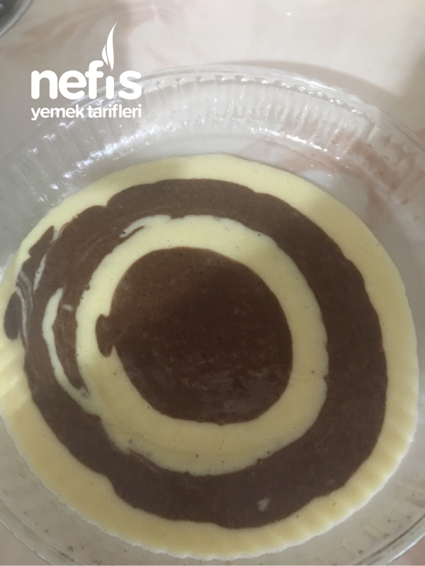 Sütsüz Yoğurtsuz Zebra Kek Nefis Yemek Tarifleri