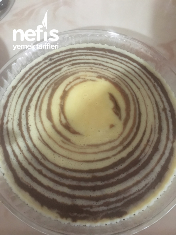 Sütsüz Yoğurtsuz Zebra Kek Nefis Yemek Tarifleri