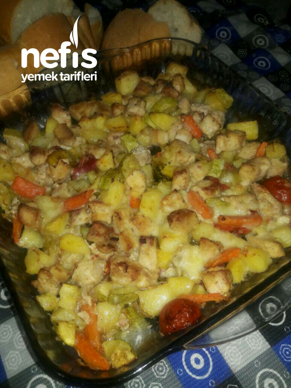 Firinda Sebzeli Tavuk Nefis Yemek Tarifleri 5855359