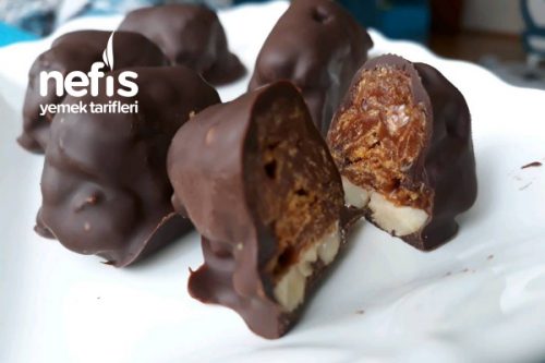 Lokmalık Çikolatalı Kozalak Tatlısı (Tadı Mükemmel) Tarifi