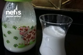 Bademm Sütü (İnek Sütü Alerjisi Olan Oğlum İçin Yaptım) Tarifi