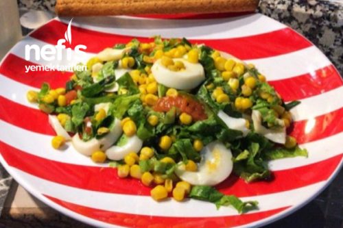 En Doyurucu Salata (Yumurtalı) Tarifi
