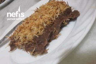 Çikolatalı Kadayıflı Muhallebi Tarifi