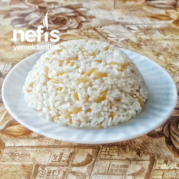 Teremyağlı Pirinç Pilavı (Şehriyeli)