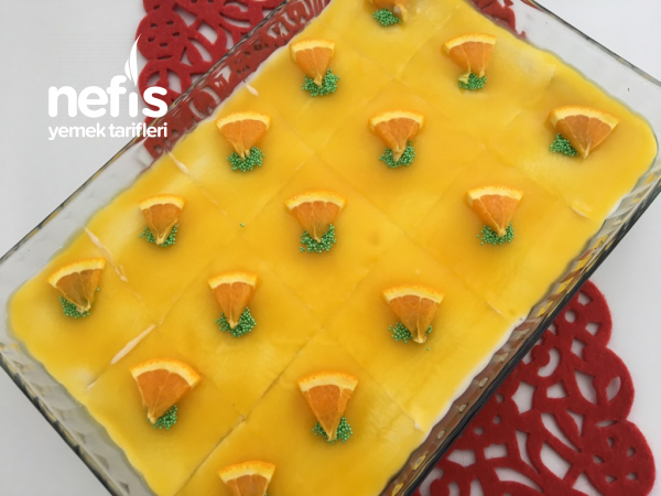 Karemelize Şerbetli Portakallı Etimek Tatlısı ( Videolu )