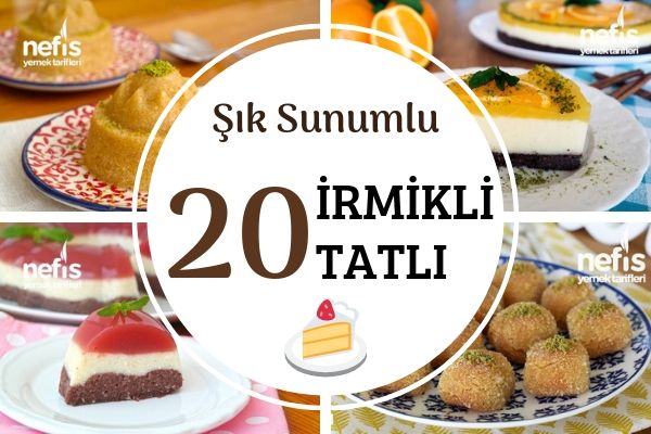 En Beğenilen İrmikli Tatlı Tarifleri Tarifi En Beğenilen İrmikli Tatlı Tarifleri Tarifi