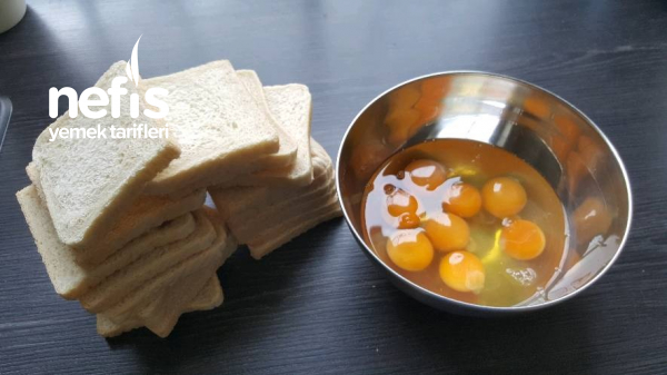 Yumurta Banyosunda Tost Ekmeği
