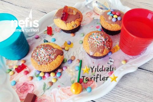 Sürpriz Muffin (Çikolatalı Muffin)(Videolu) Tarifi
