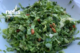 Fıstıklı Yeşil Salata (glutensiz) Tarifi