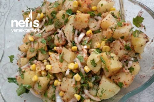 Mısırlı Ekşili Patates Salatası Tarifi